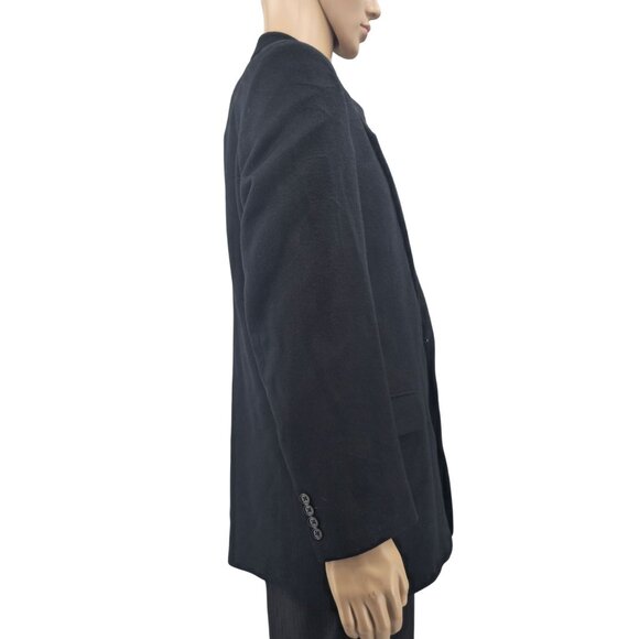 Fioravanti Couture Black Cashmere Blazer Jacket 100% Cashmere Made In USA Mens - Picture 2 of 10